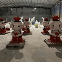 廣西桂林卡通雕塑 讓廣場氛圍“活”起來的藝術(shù)營造